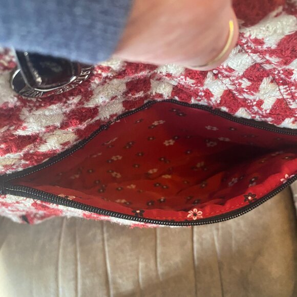 VERA BRADLEY Houndstooth design purse/tote - Picture 14 of 14